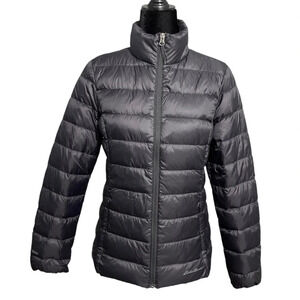 Eddie Bauer Black Down Filled Jacket Coat Women’s Small